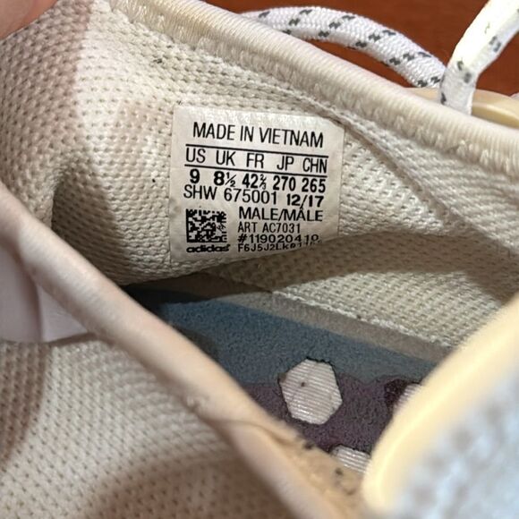 Adidas Pharrell Human Race HU Holi NMD Trail Blank Canvas Size 9 - Picture 10 of 10